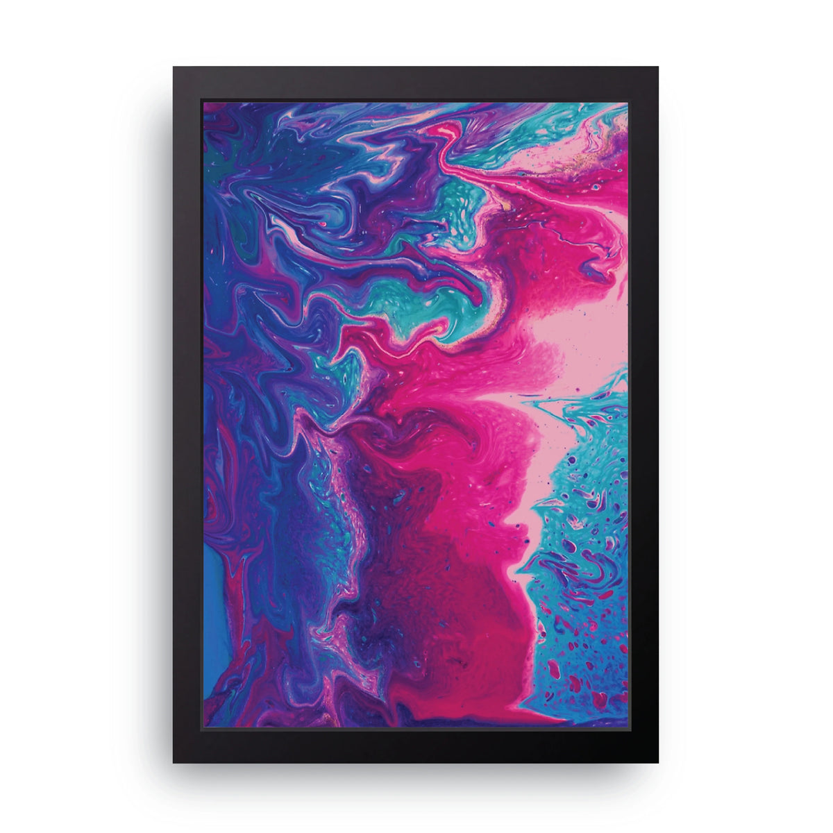 Pink Marble Swirl Frame