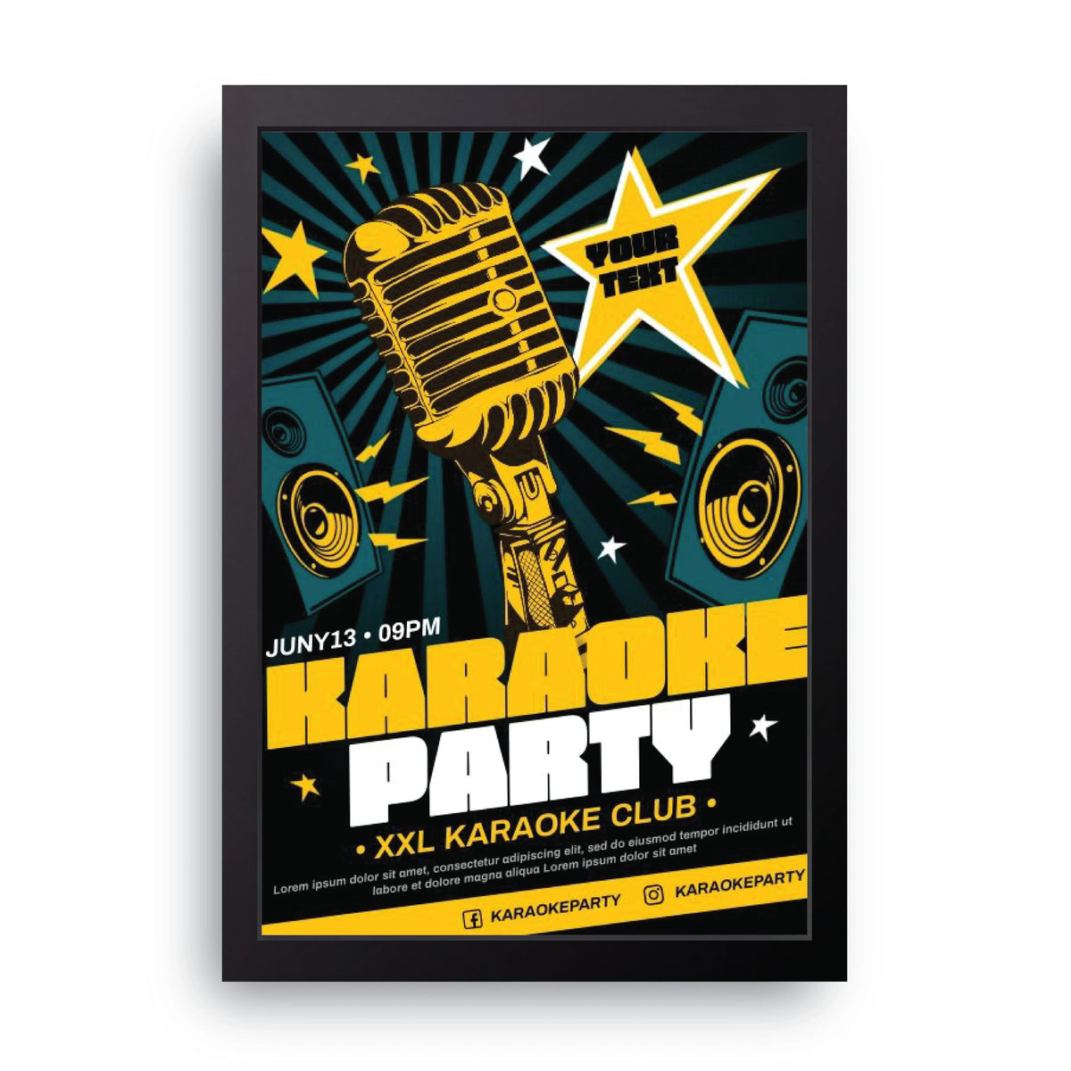 Karaoke Party Frame