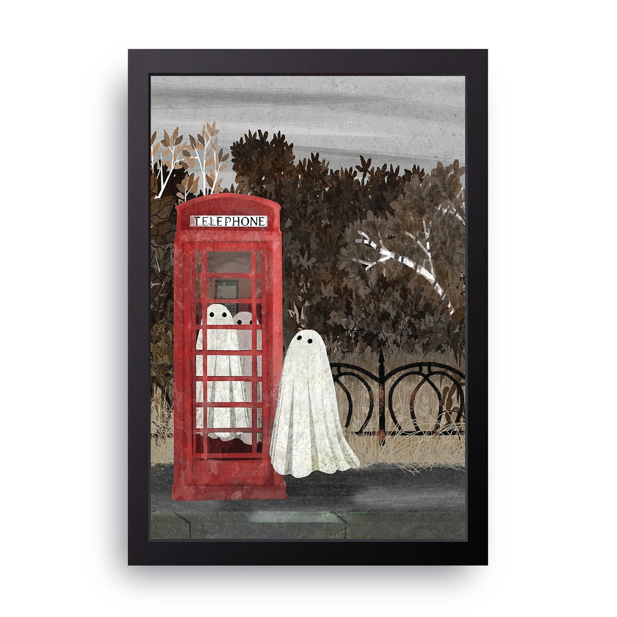 Ghosts At Telephone Box Frame