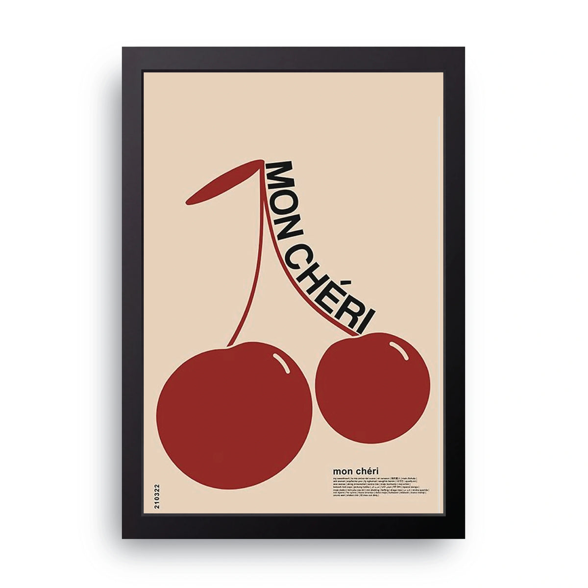 Mon Chéri Cherries Frame
