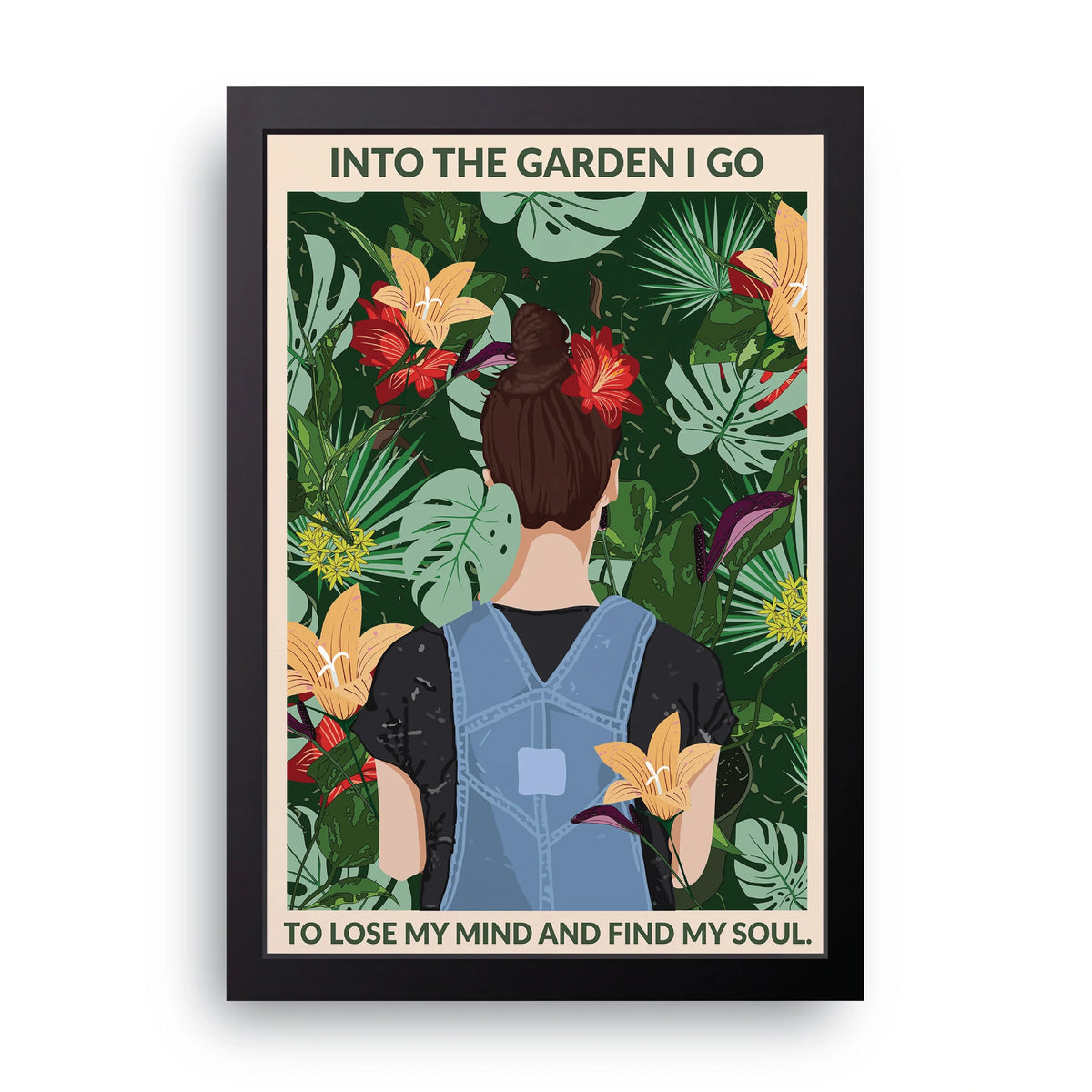 Into The Garden I Go Frame
