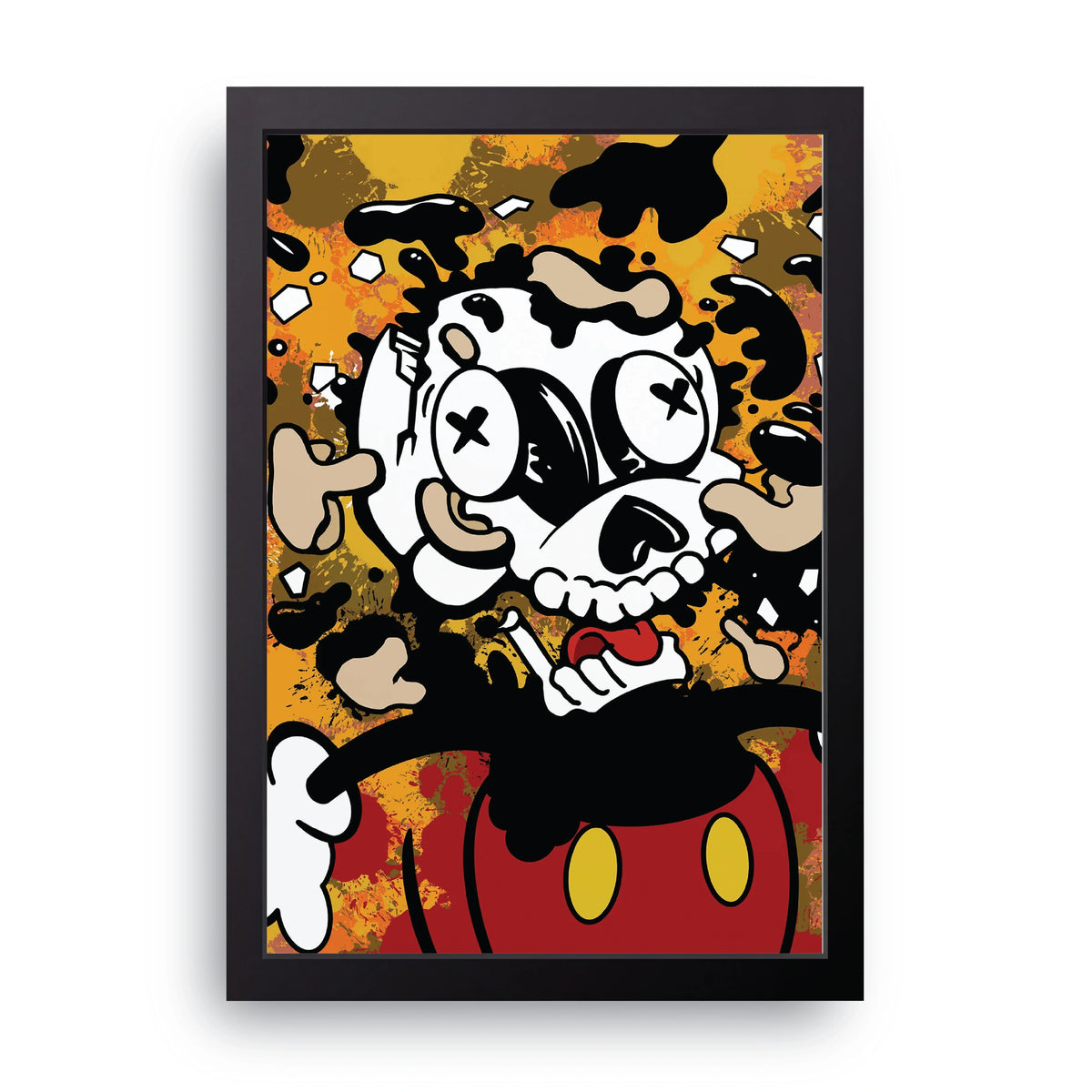 Splatter Skull Frame
