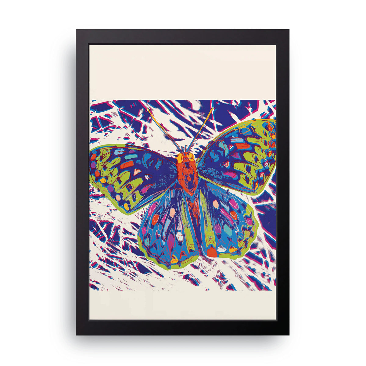 Neon Butterfly Frame