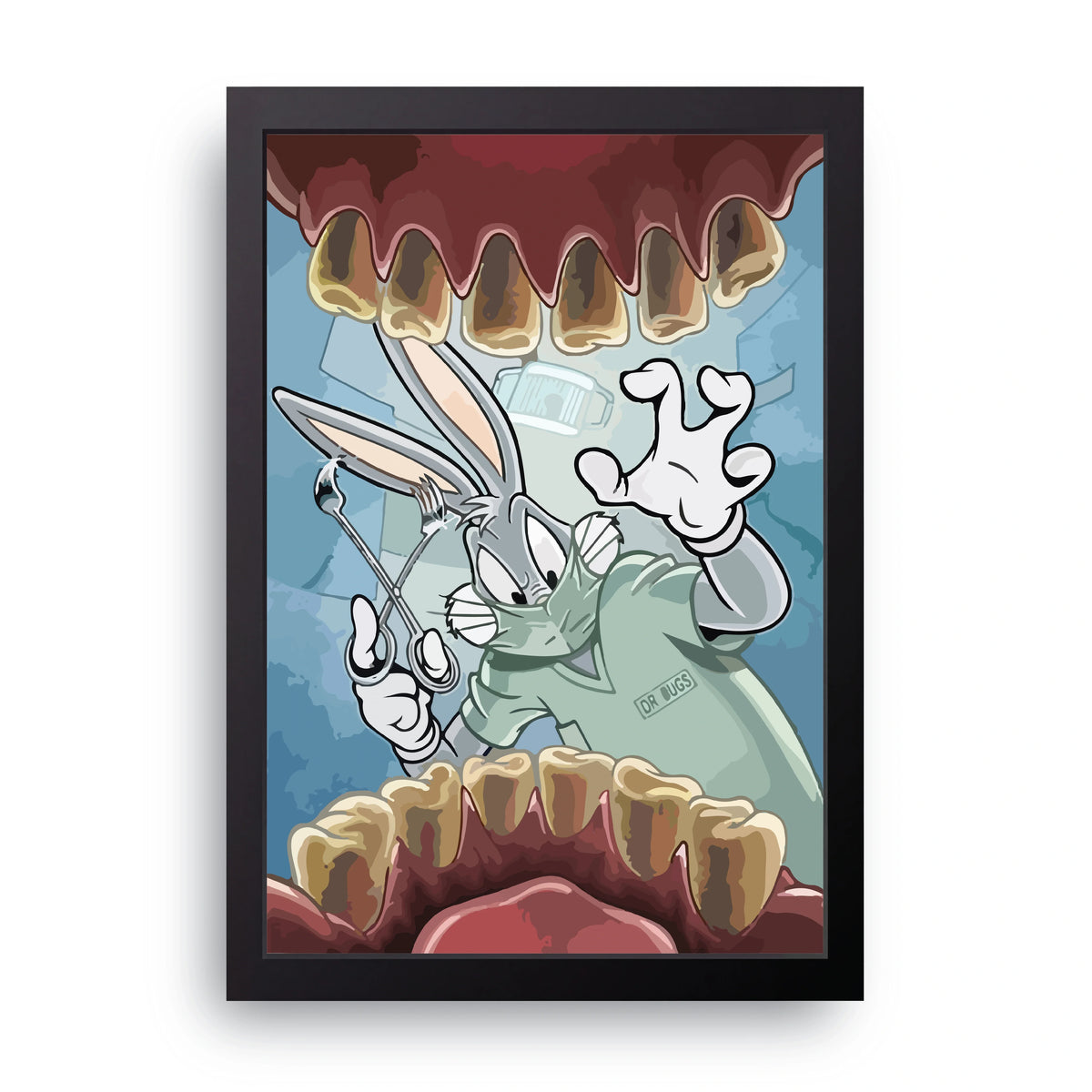 Bugs Bunny Dentist Frame