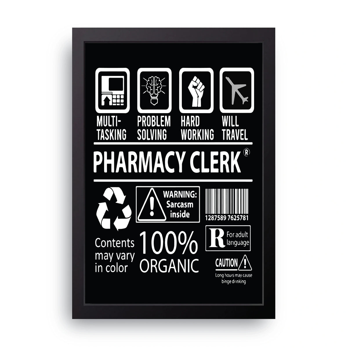 Pharmacy Clerk Frame