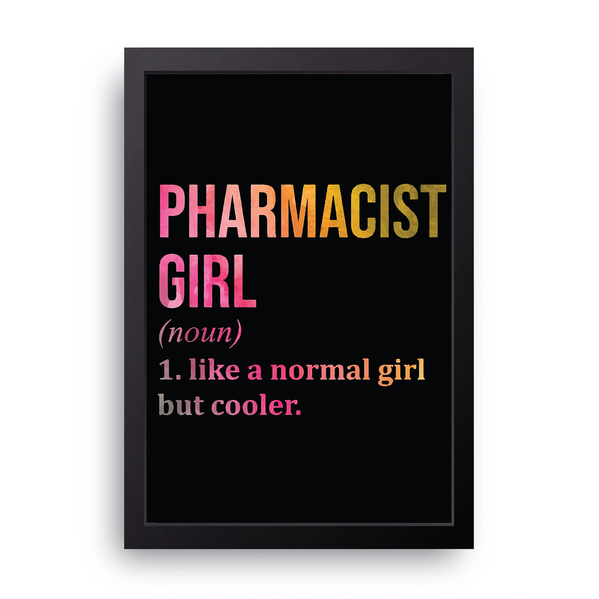 Pharmacist Girl Frame