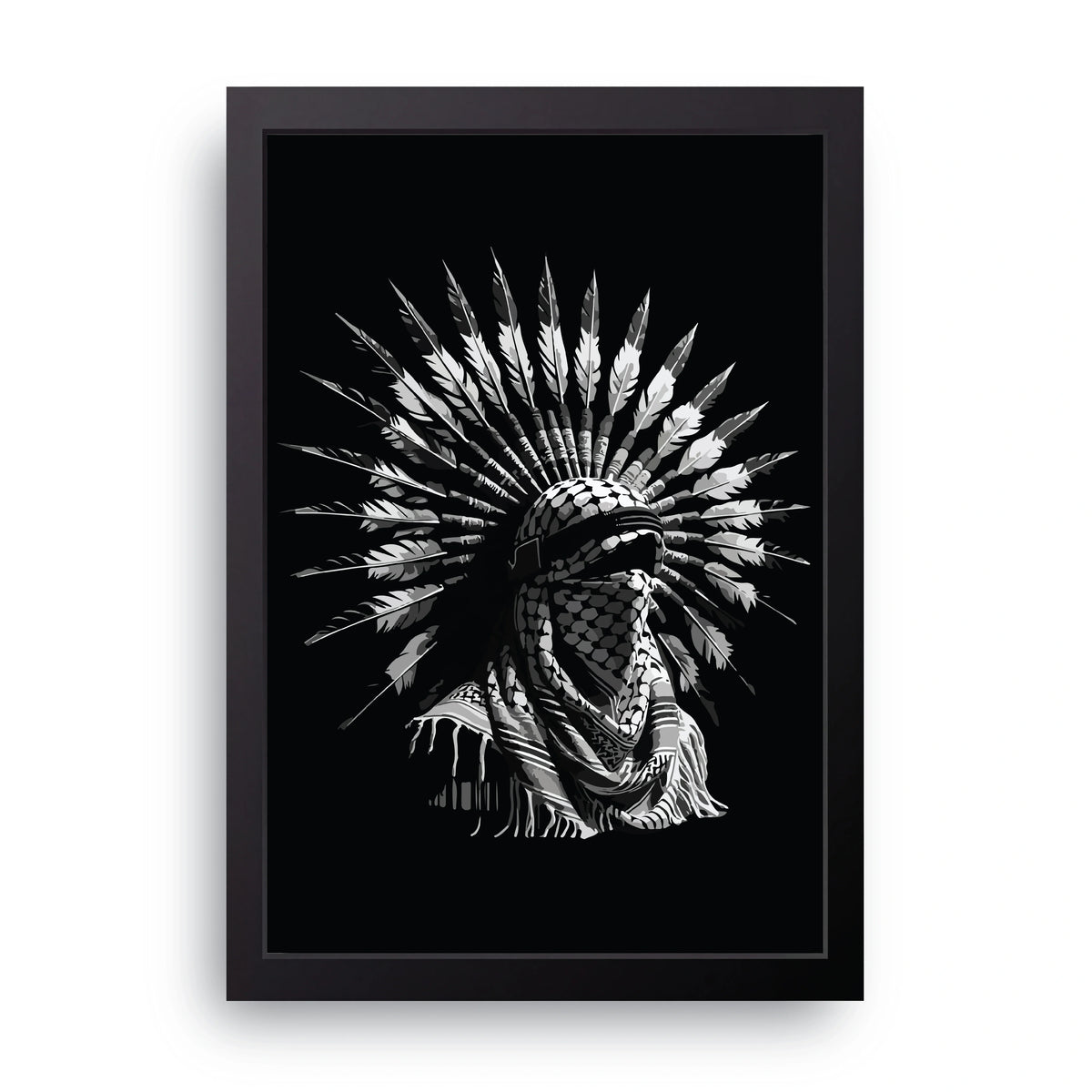 Keffiyeh Warrior Frame