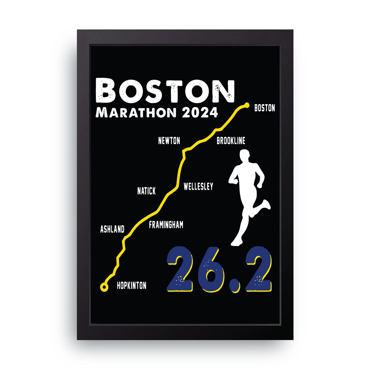 Boston Marathon Frame