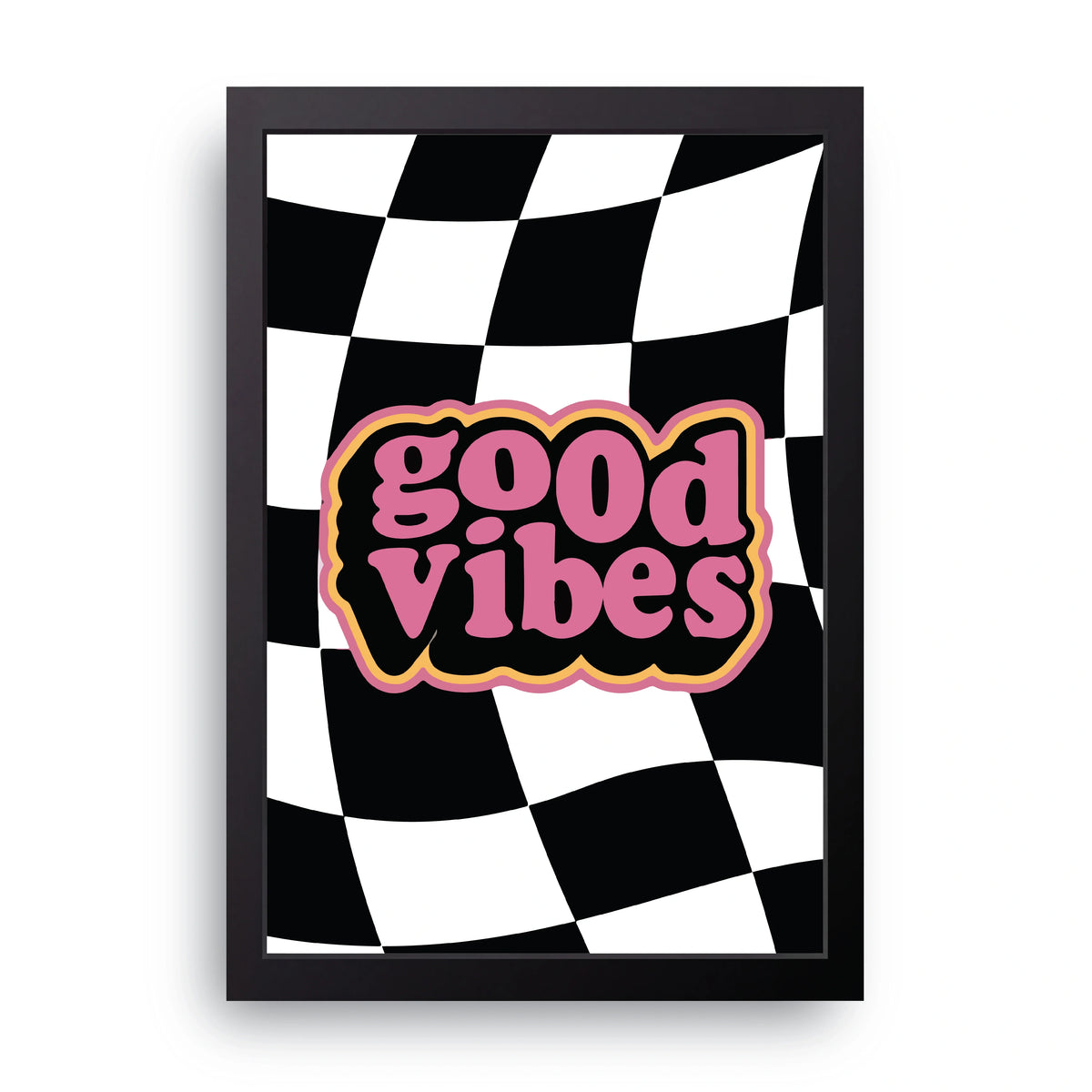 Checkered Vibes Frame