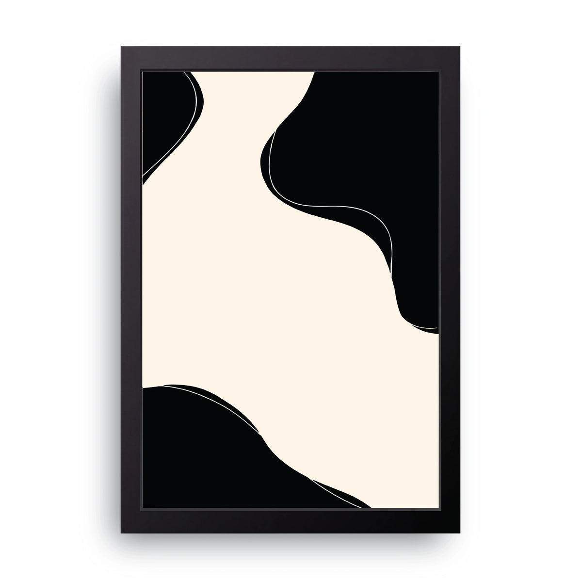 Noir Curves Frame