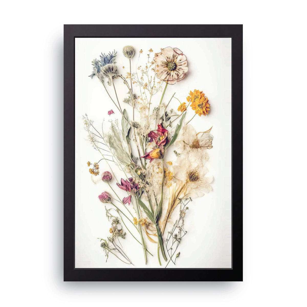 Pressed Wildflowers Frame