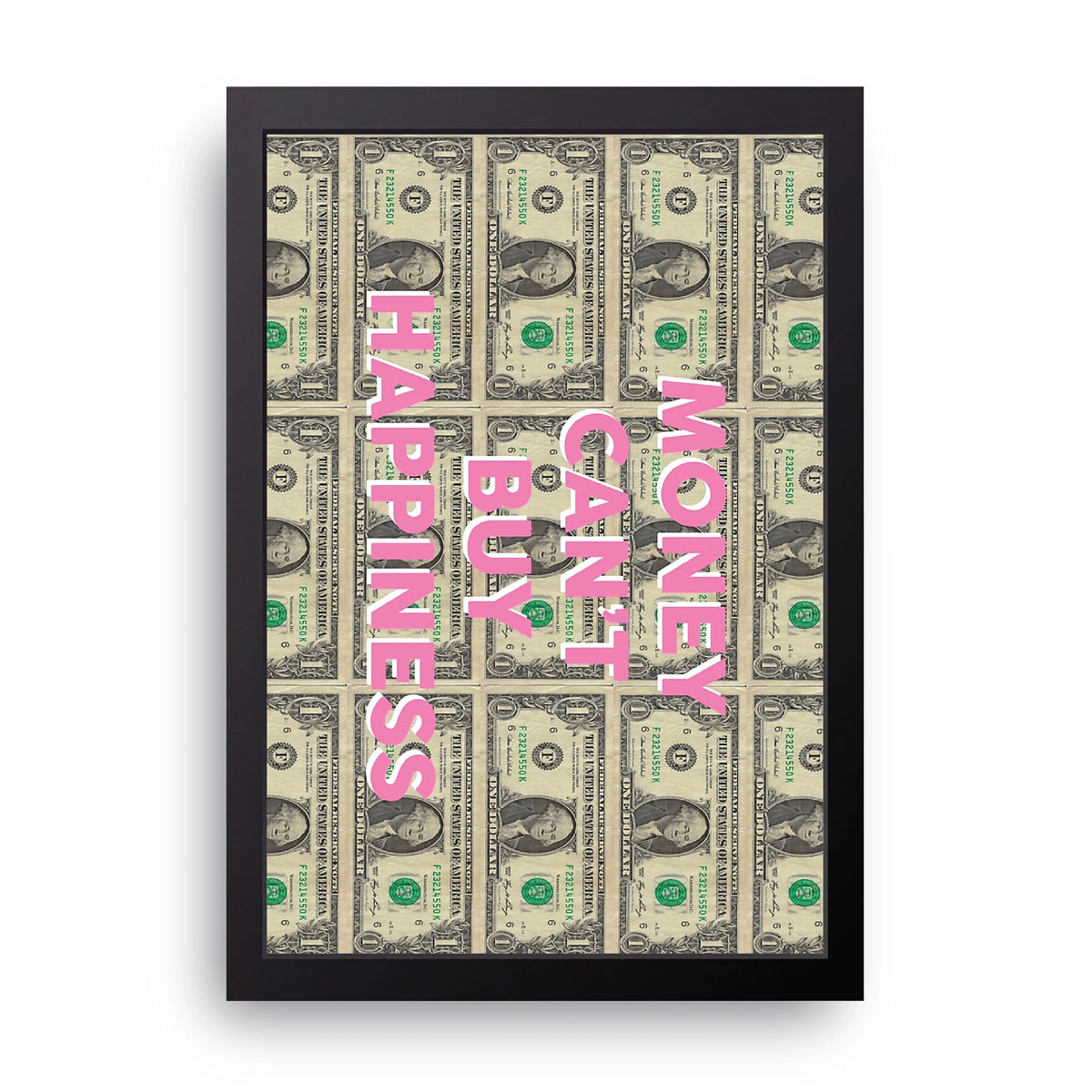 Money Can't Buy Happiness Frame