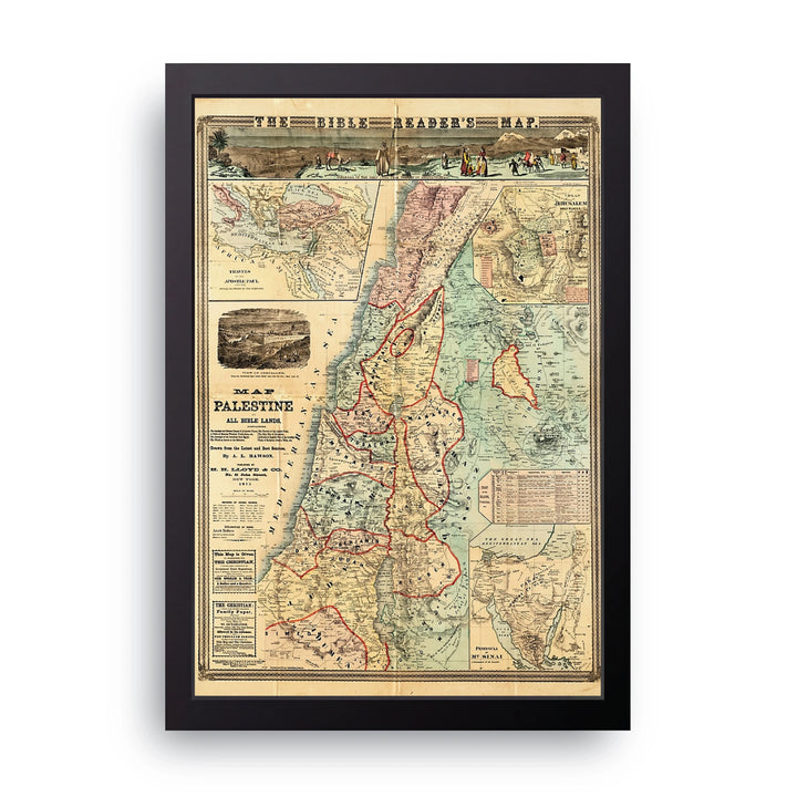 Bible Reader's Map Frame