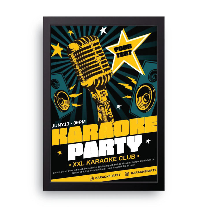 Karaoke Party Frame