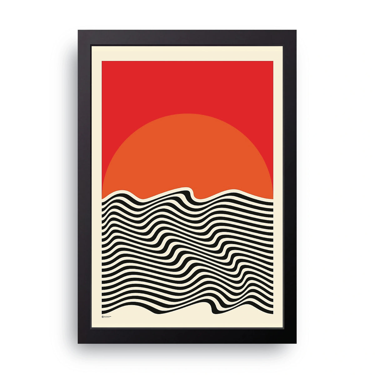 Sunset Waves Frame