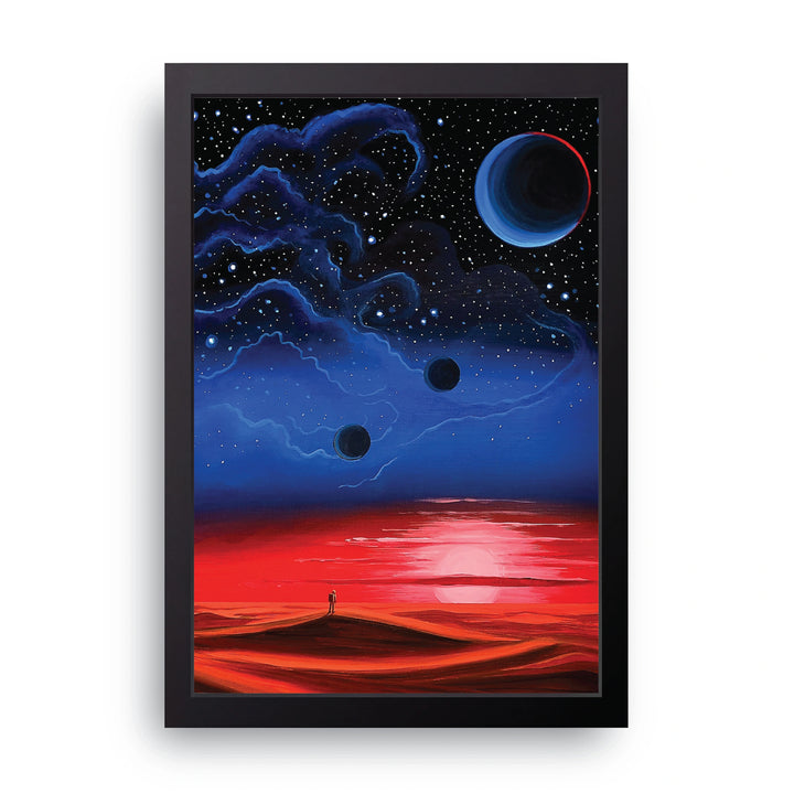 Alien Moons Sunset Frame