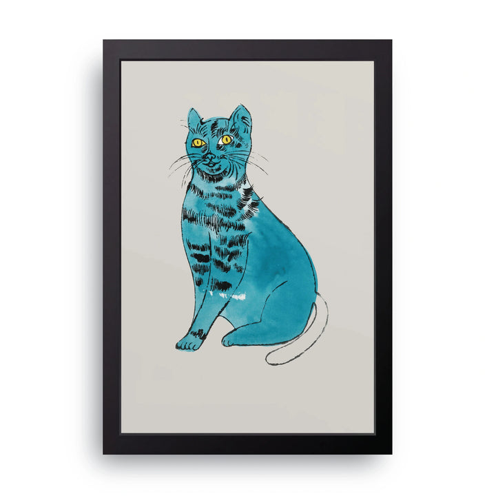 Blue Cat Sketch Frame