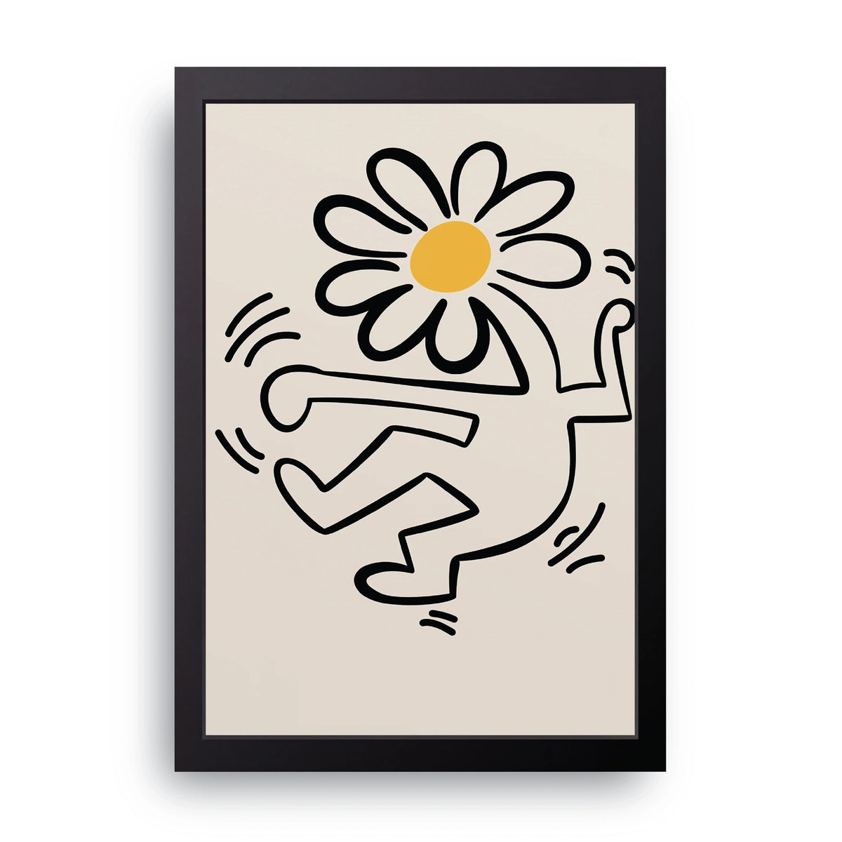 Keith Haring Flower Frame
