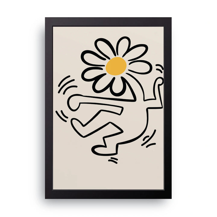 Keith Haring Flower Frame