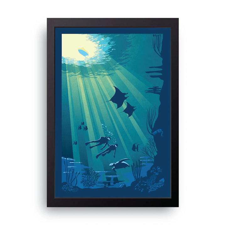 Deep Blue Frame