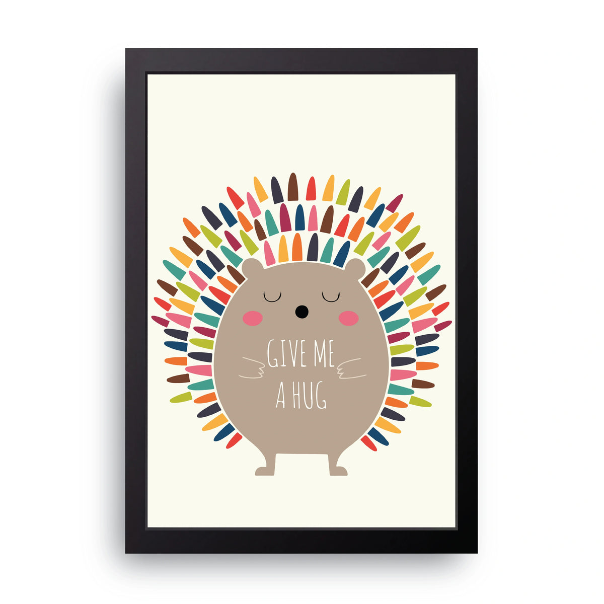 Give Me A Hug Hedgehog Frame