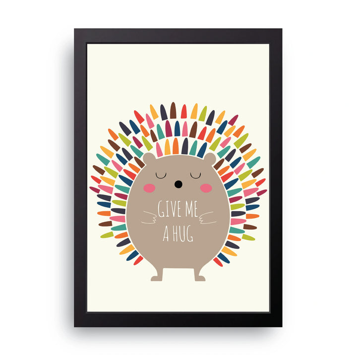 Give Me A Hug Hedgehog Frame