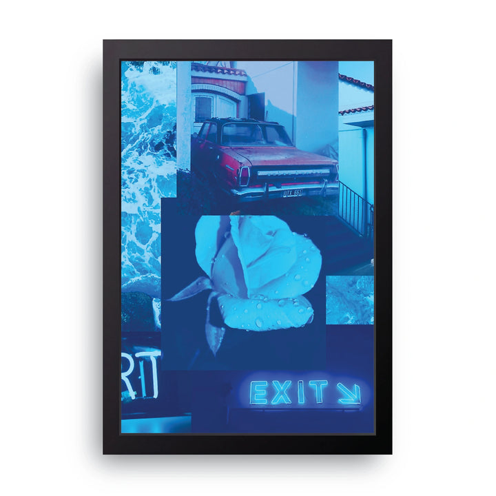 Blue Collage Frame