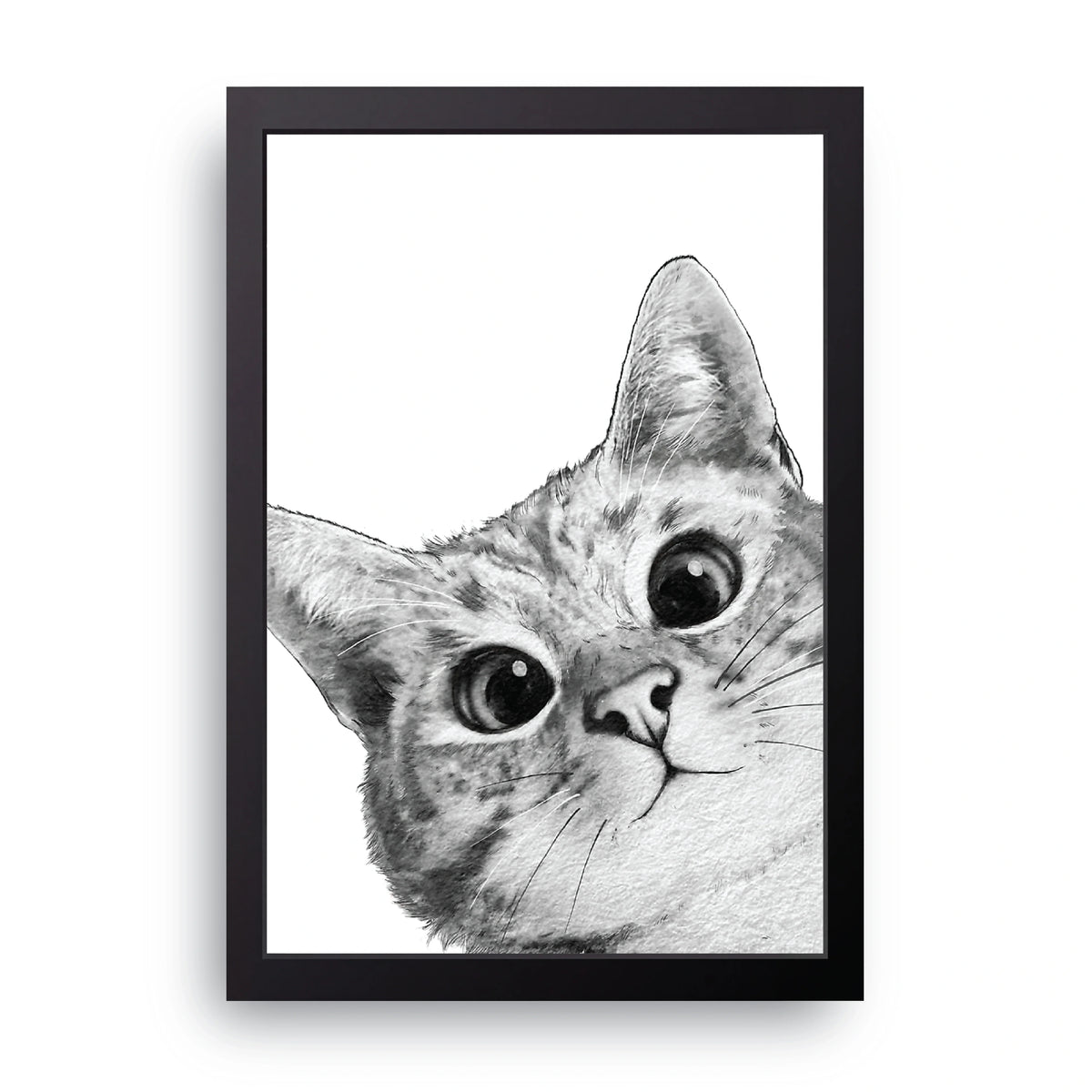 Peeking Kitten Frame
