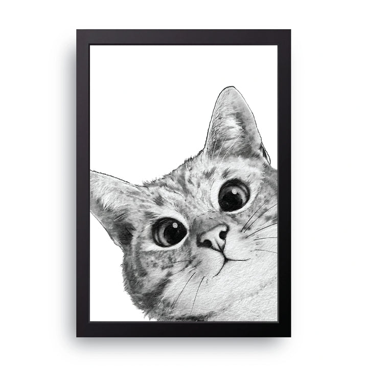 Peeking Kitten Frame