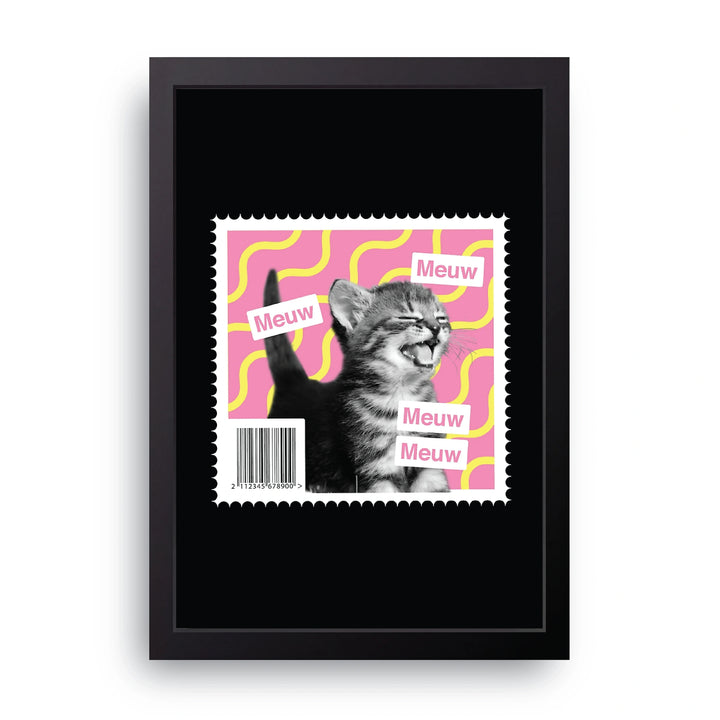 Meow Stamp Frame