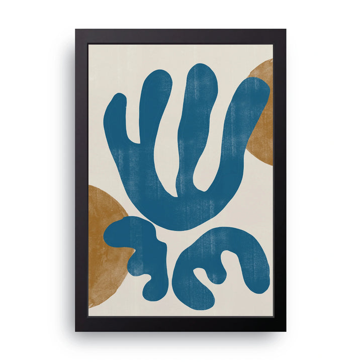 Blue Cutout Frame