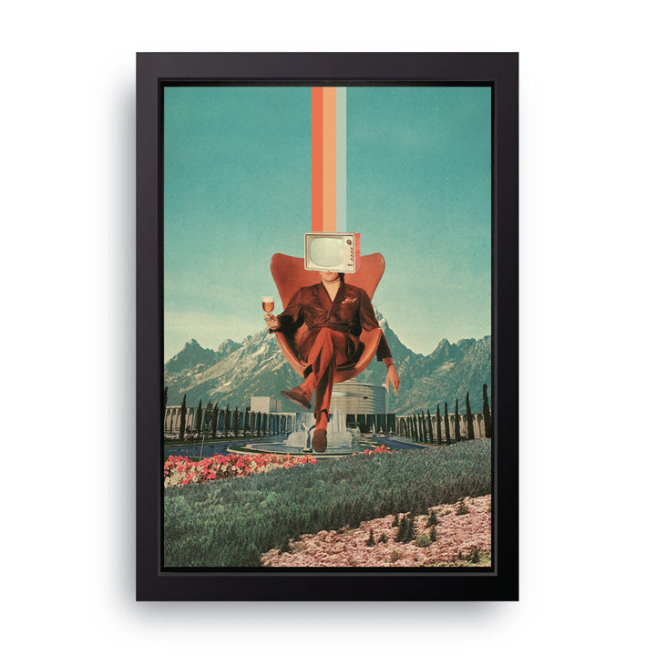 TV Head Woman Frame