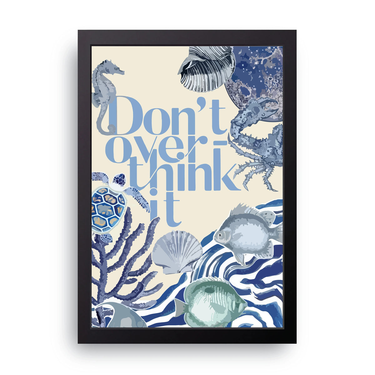 Dont Overthink It Frame