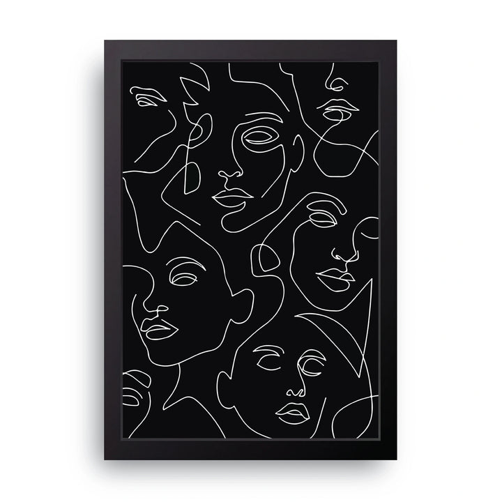 Line Faces Frame