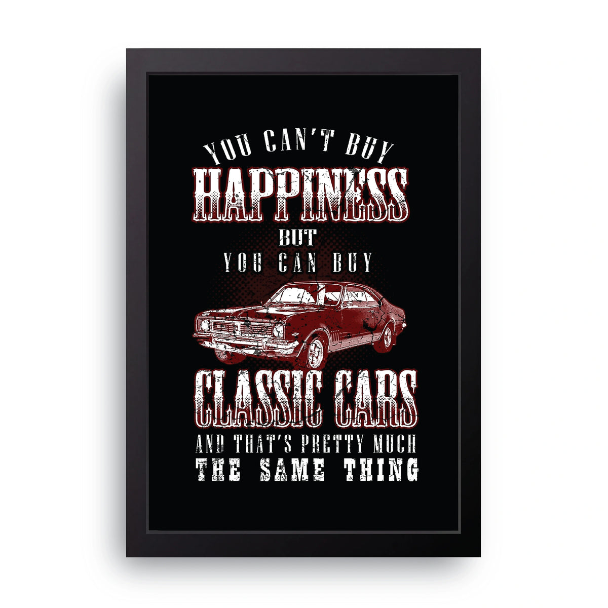 Classic Cars Quote Frame
