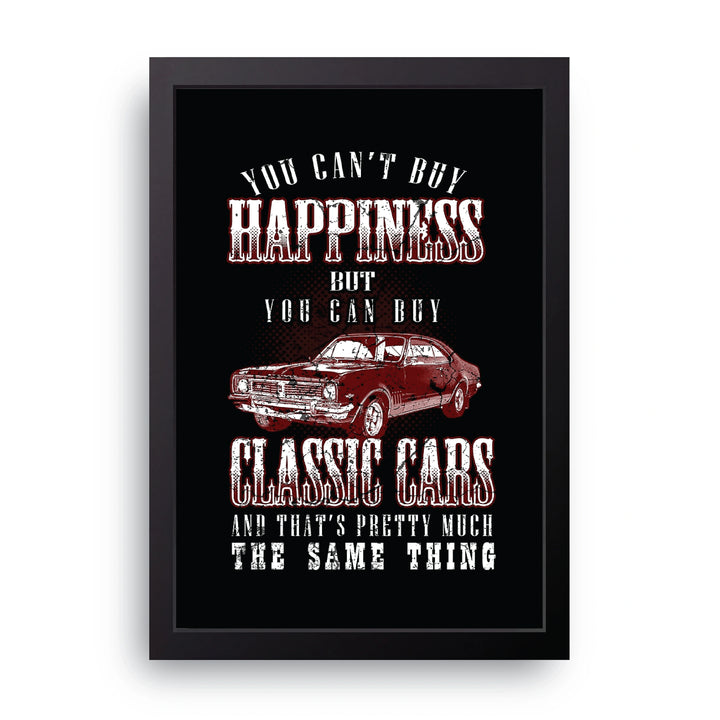 Classic Cars Quote Frame