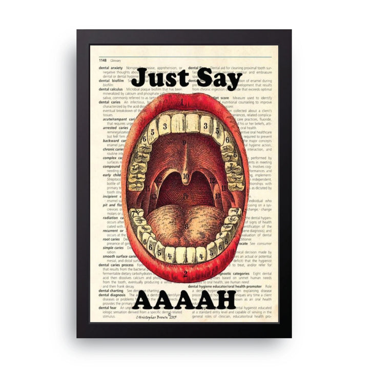 Just Say Aaah Frame