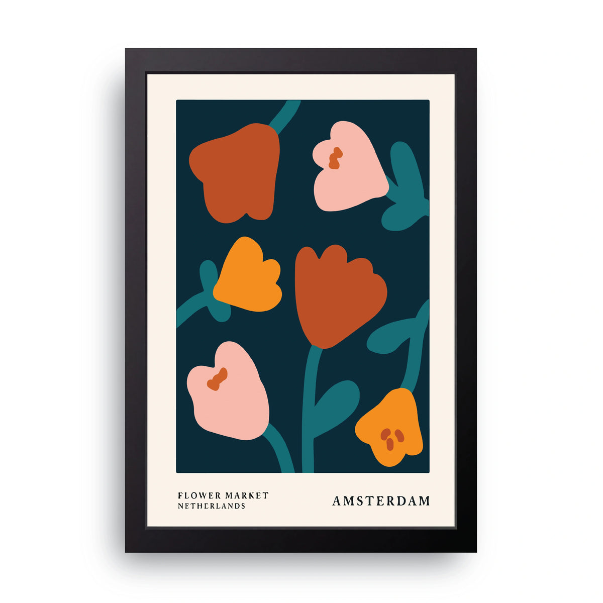Flower Market Amsterdam Frame