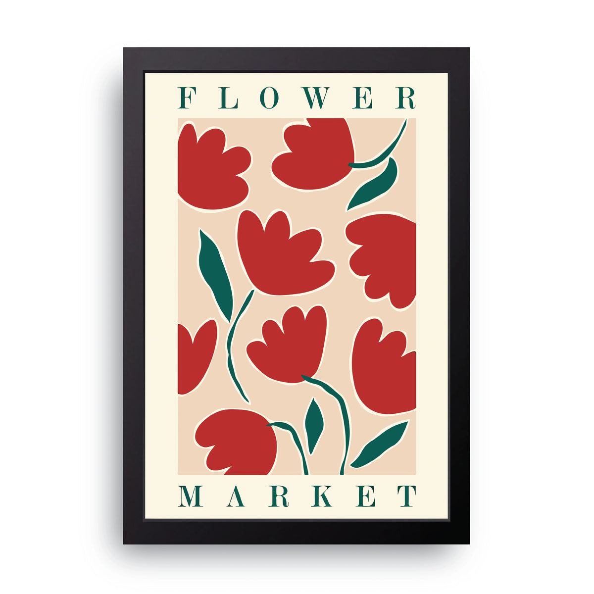 Red Tulip Market Frame