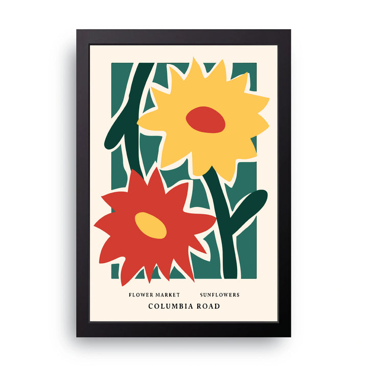 Flower Market Sunflowers Frame