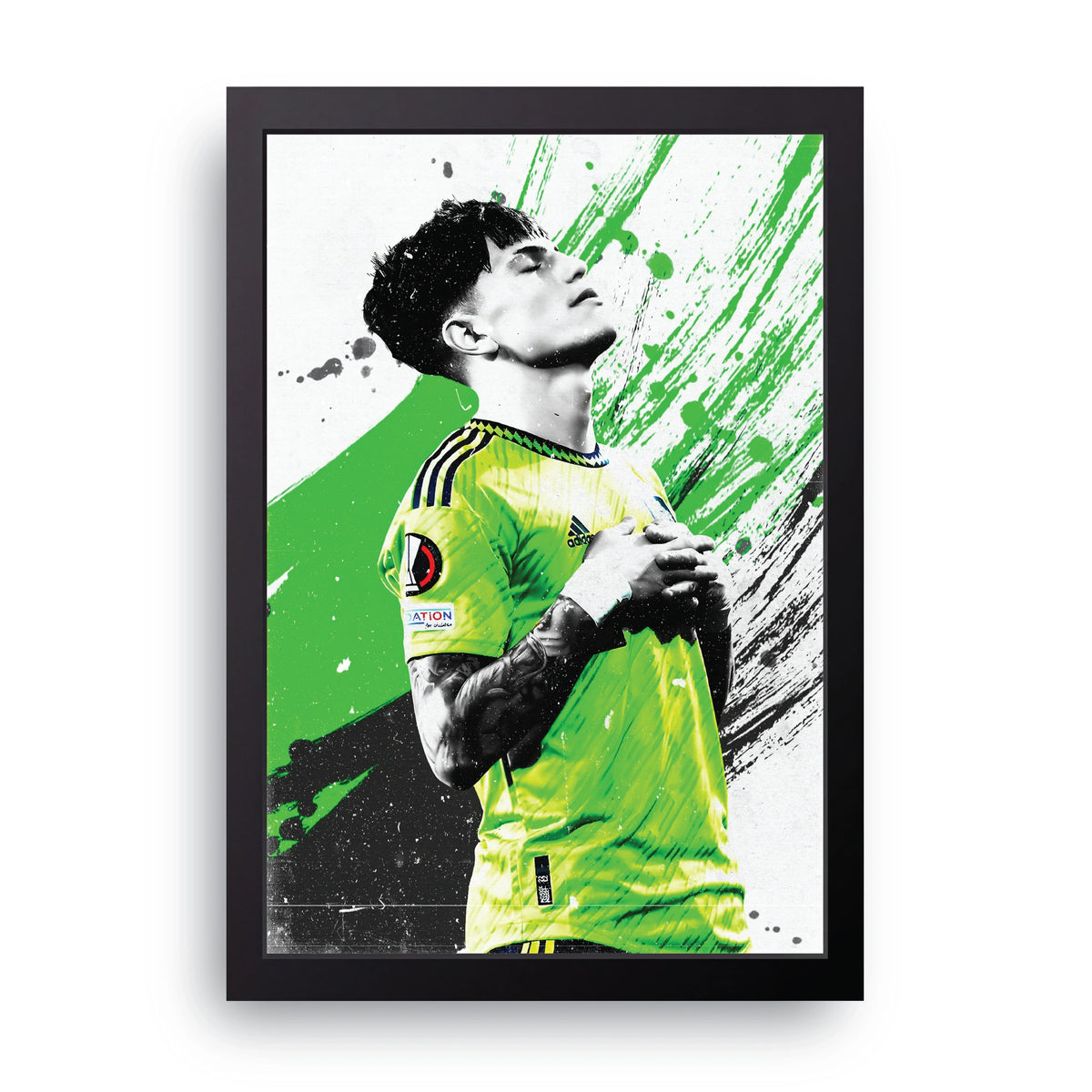 Green Goalkeeper Frame