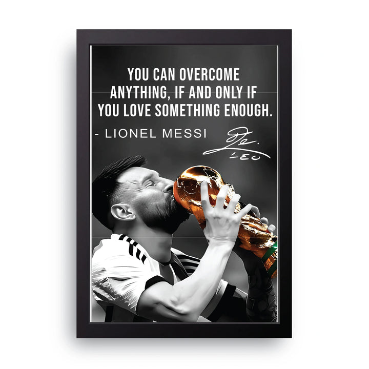 Messi Quote Frame