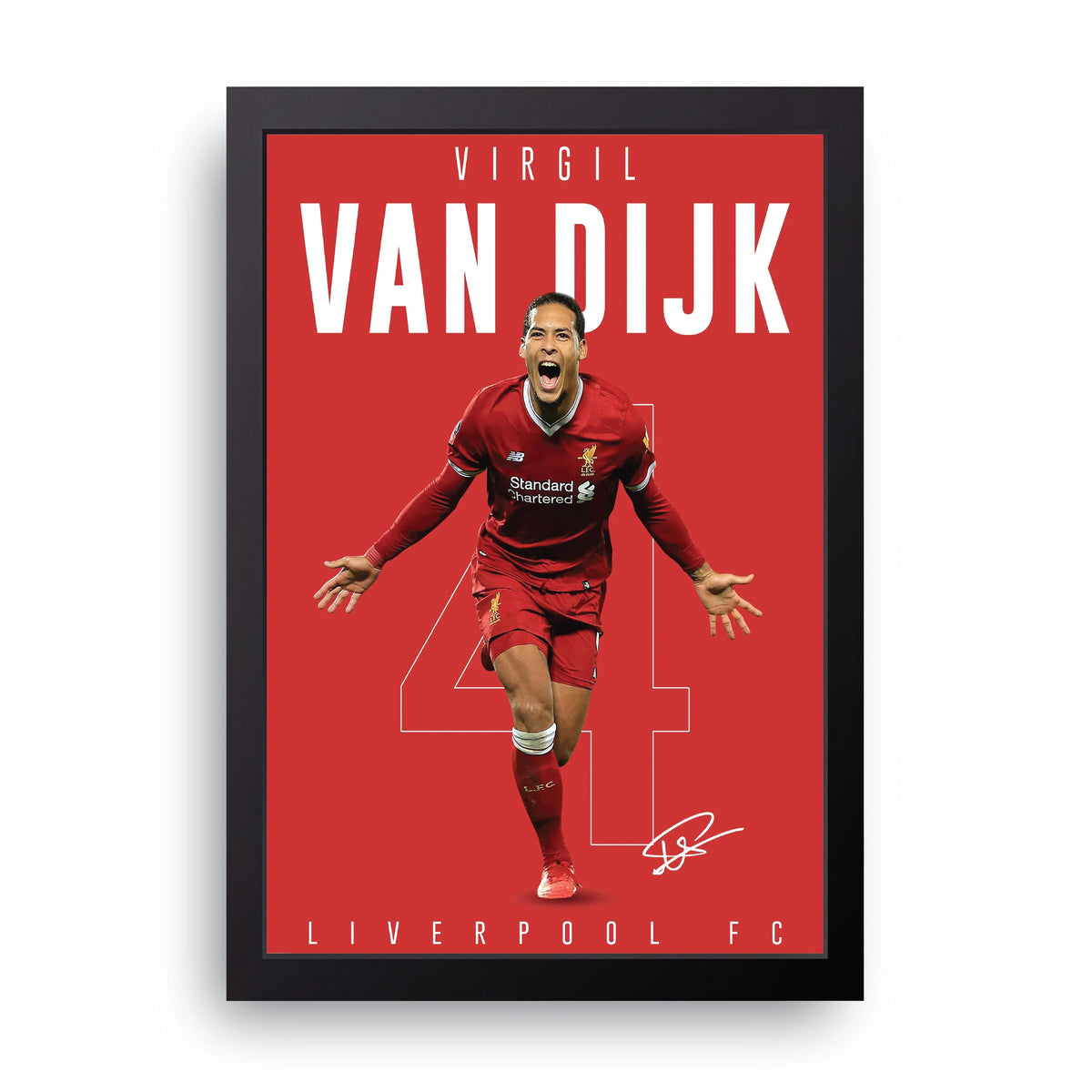 Van Dijk Liverpool Frame