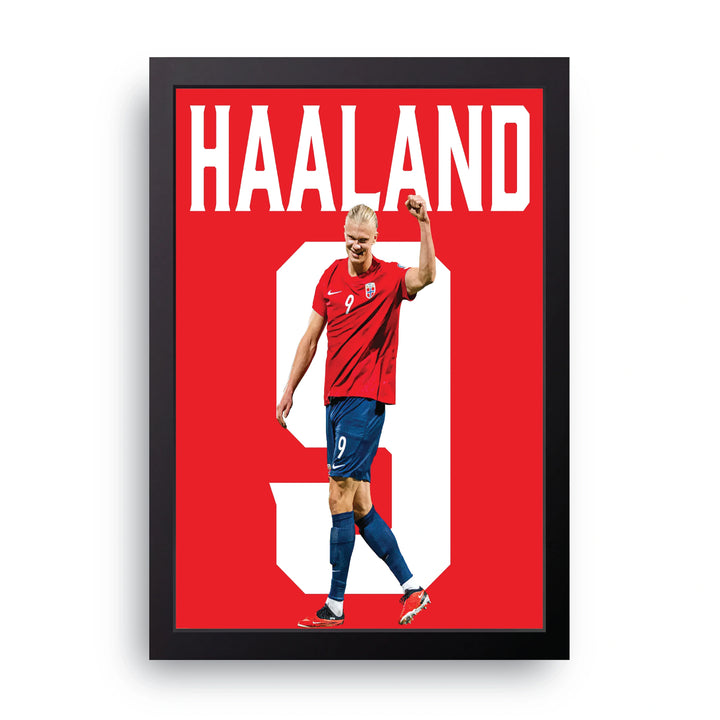 Haaland Number Nine Frame