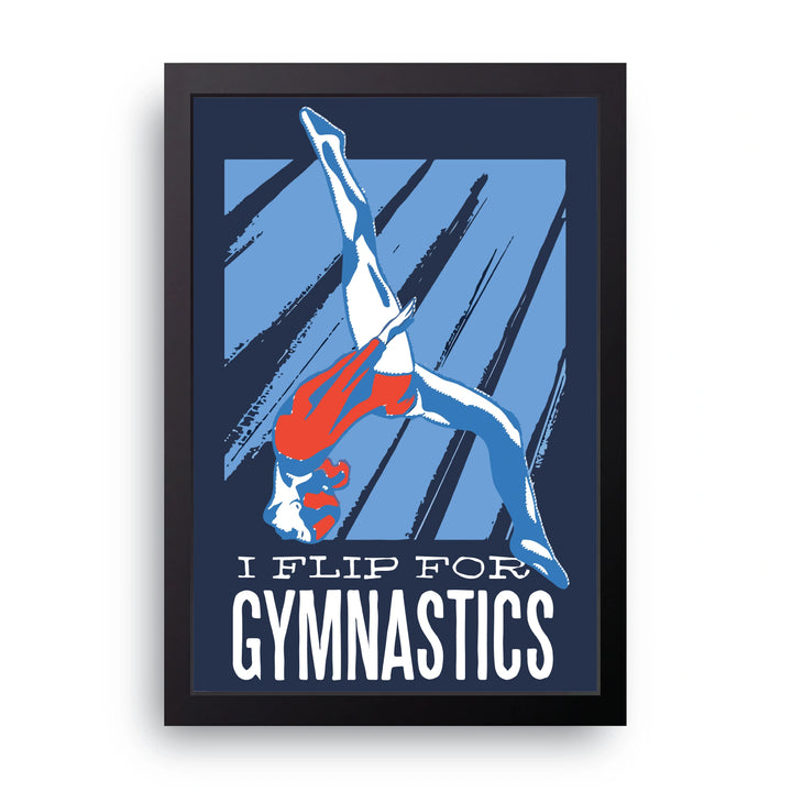 I Flip For Gymnastics Frame