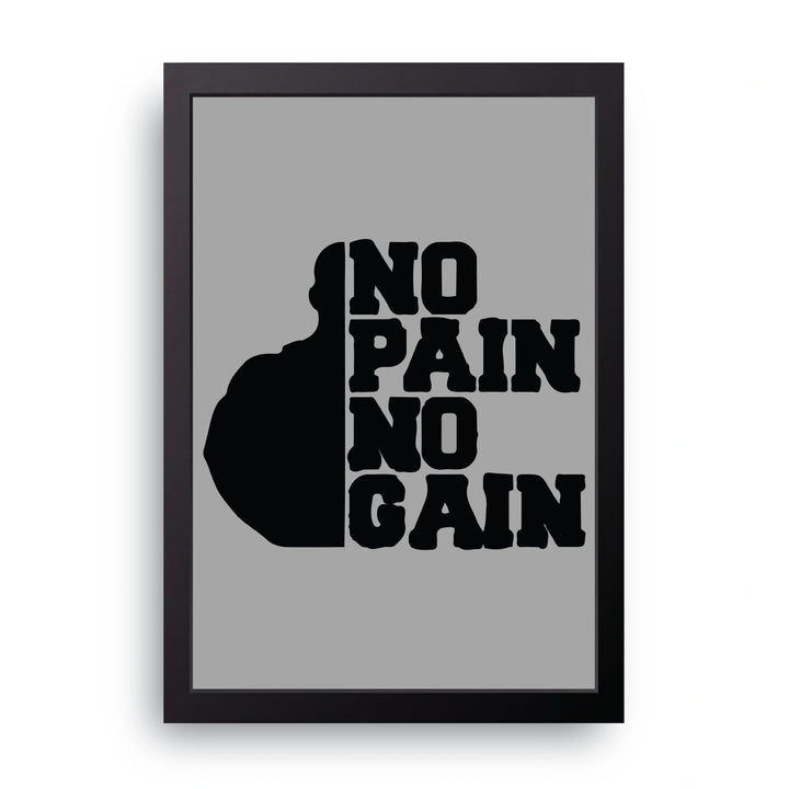 No Pain No Gain Frame