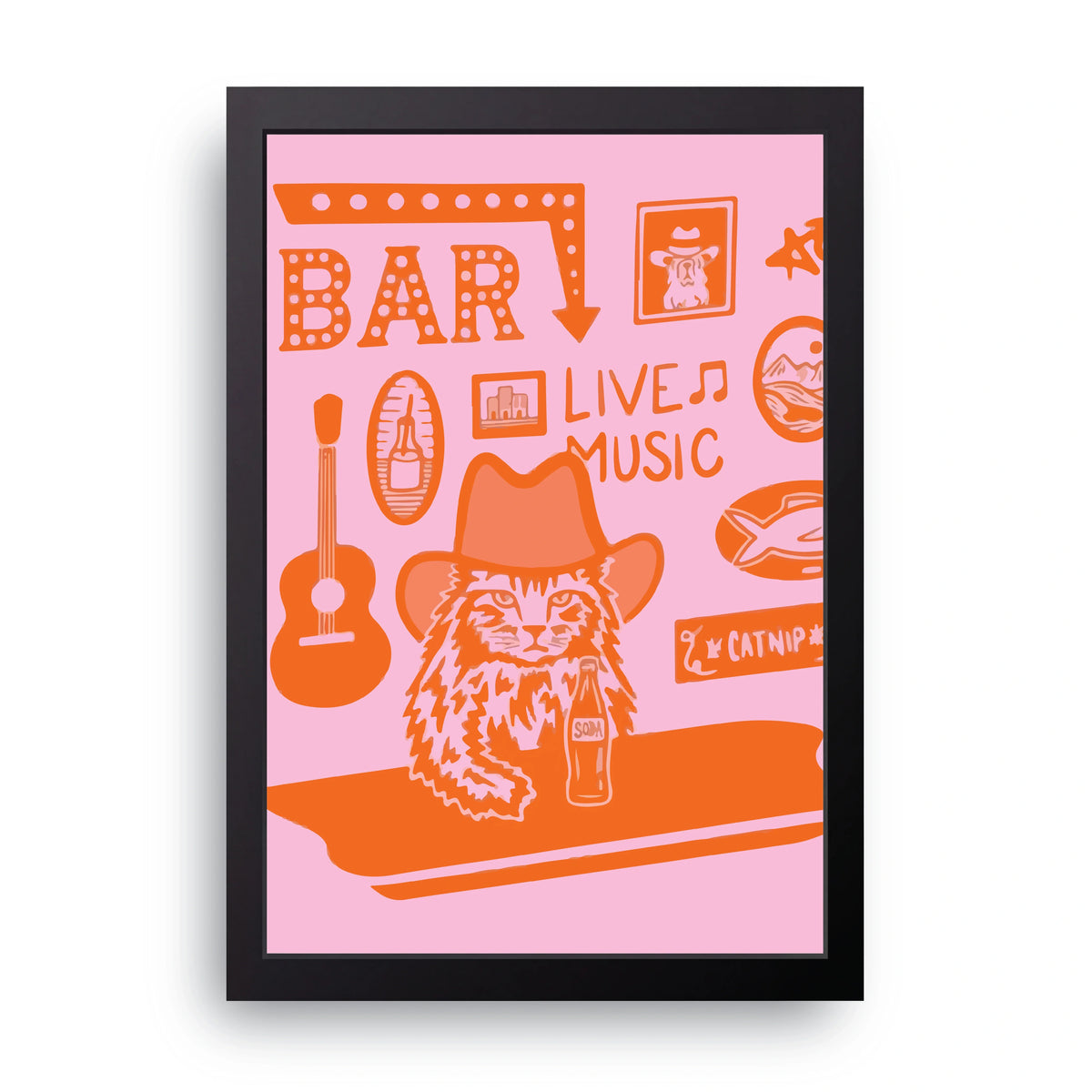 Live Music Bar Frame
