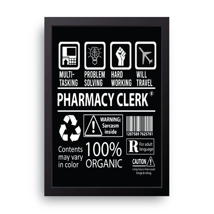 Pharmacy Clerk Frame