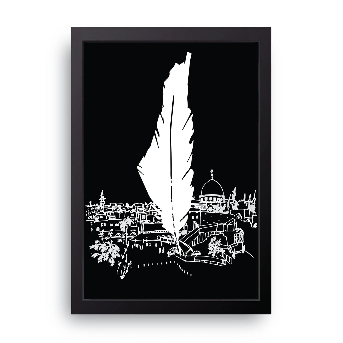 Jerusalem Feather Frame