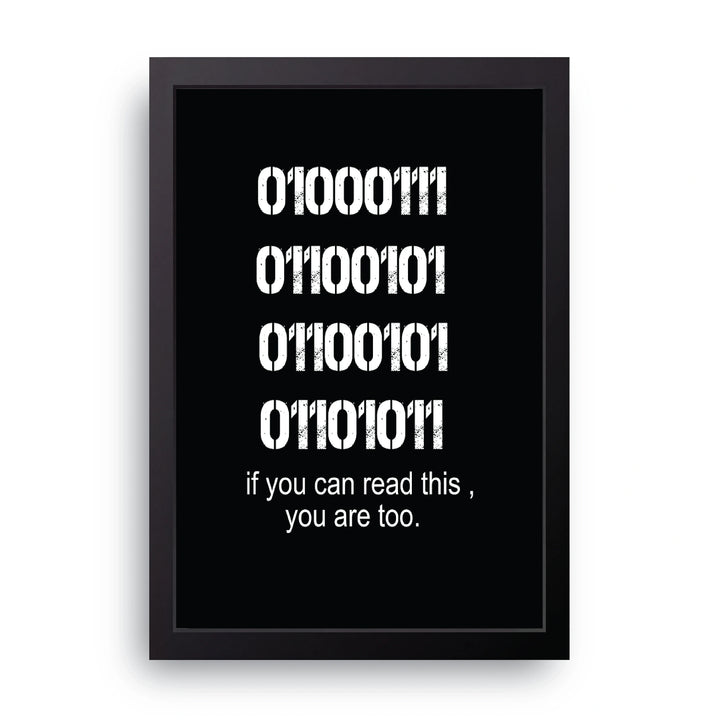 Binary Code Frame
